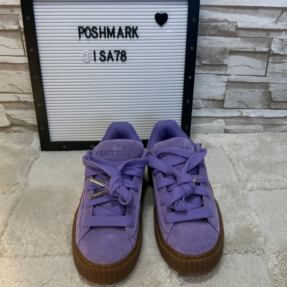 Puma Creeper Phatty Rihanna Fenty Lavender Alert Sneakers - Picture 8 of 14